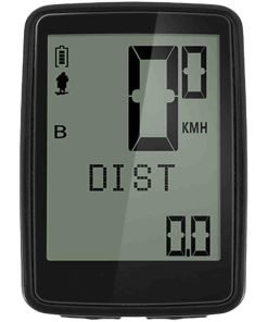 Waterproof Wireless Bicycle Speedometer with Automatic Backlight and Large LCD Display, Multi-Function Bike Computer Odometer for Accurate Tracking