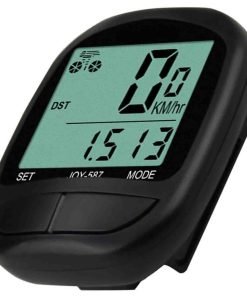 Waterproof Cycling Speedometer with LCD Display, 15 Functions Including Odometer, Average Speed, and Current Speed, Easy-to-Read Trip Computer for Bike Riding