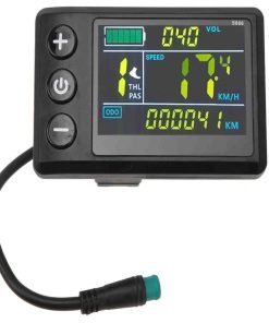 Electric Bike LCD Display Meter | 24V 36V 48V | Waterproof LCD S866 | Electric Scooter Color Screen Display Control Panel