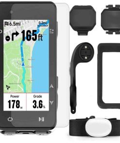 GPS Bike Computer, 2.8‘’ Map Navigation iClimb Training Function Wireless Cycling Computer GPS Unit IPX7 Waterproof