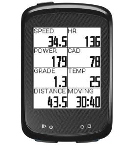 Bicycle Wireless Smart Computer with GPS Speed Monitoring Outdoor Cycling Equipment Multi-Function Waterproof Backlit Display Odometer